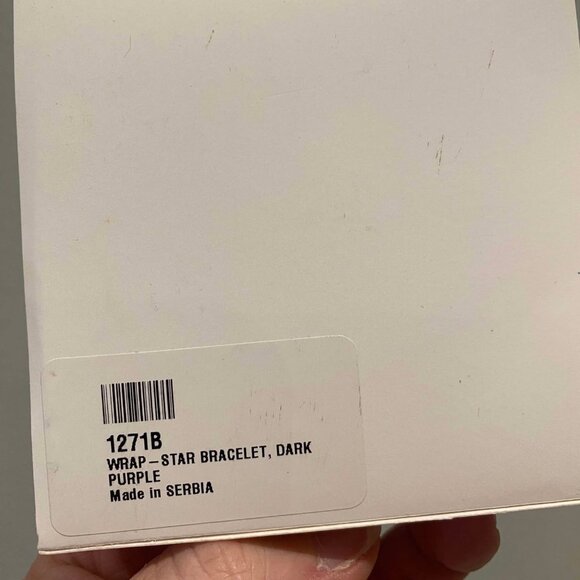 Touchstone Crystal Wrap Star Bracelet in Dark Purple - Picture 3 of 3